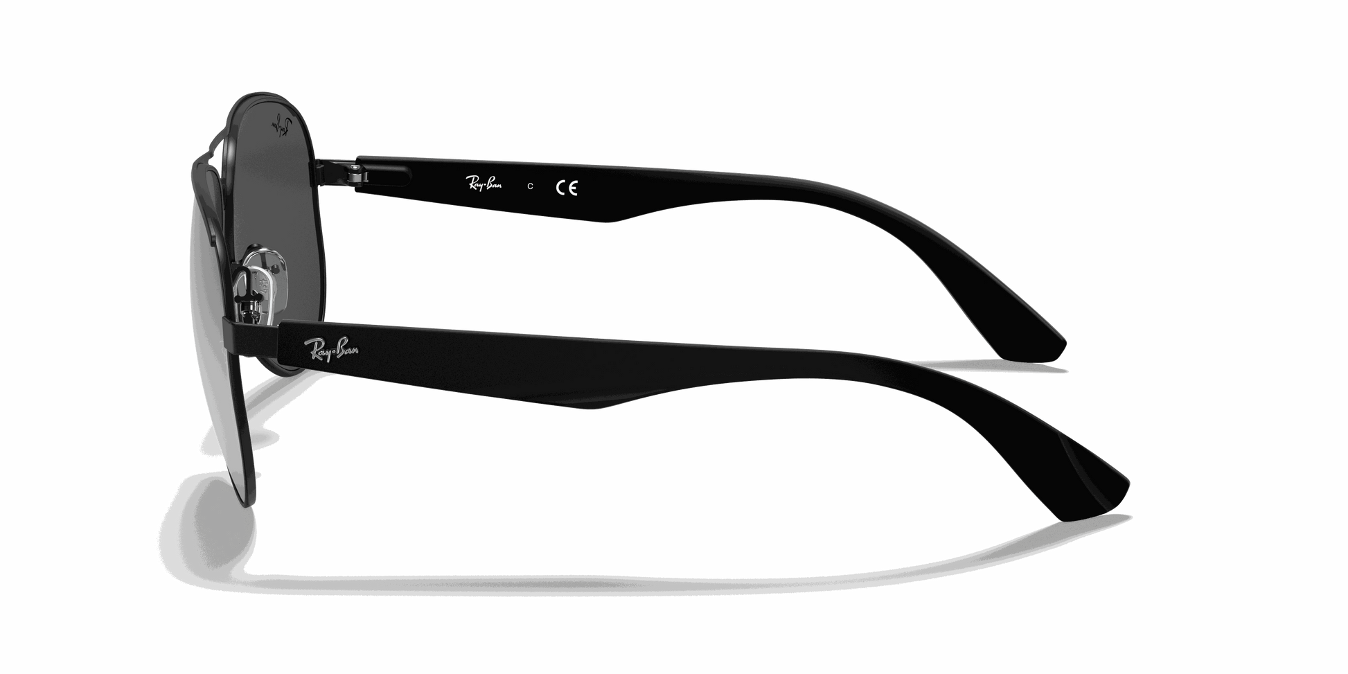 [Grey Mirror Silver Lenses, Matte Black Frame]