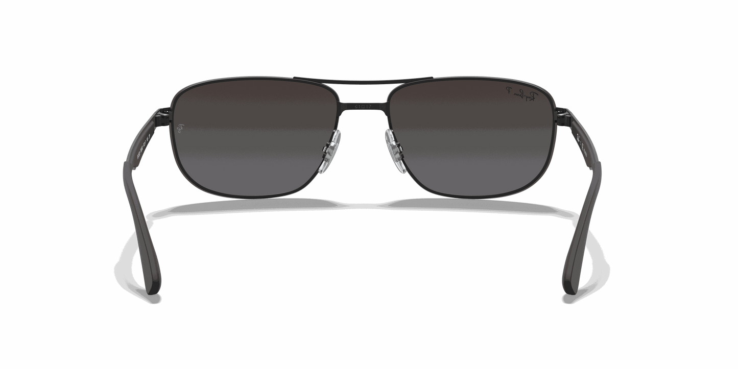 [Silver Lenses, Matte Black Frame]