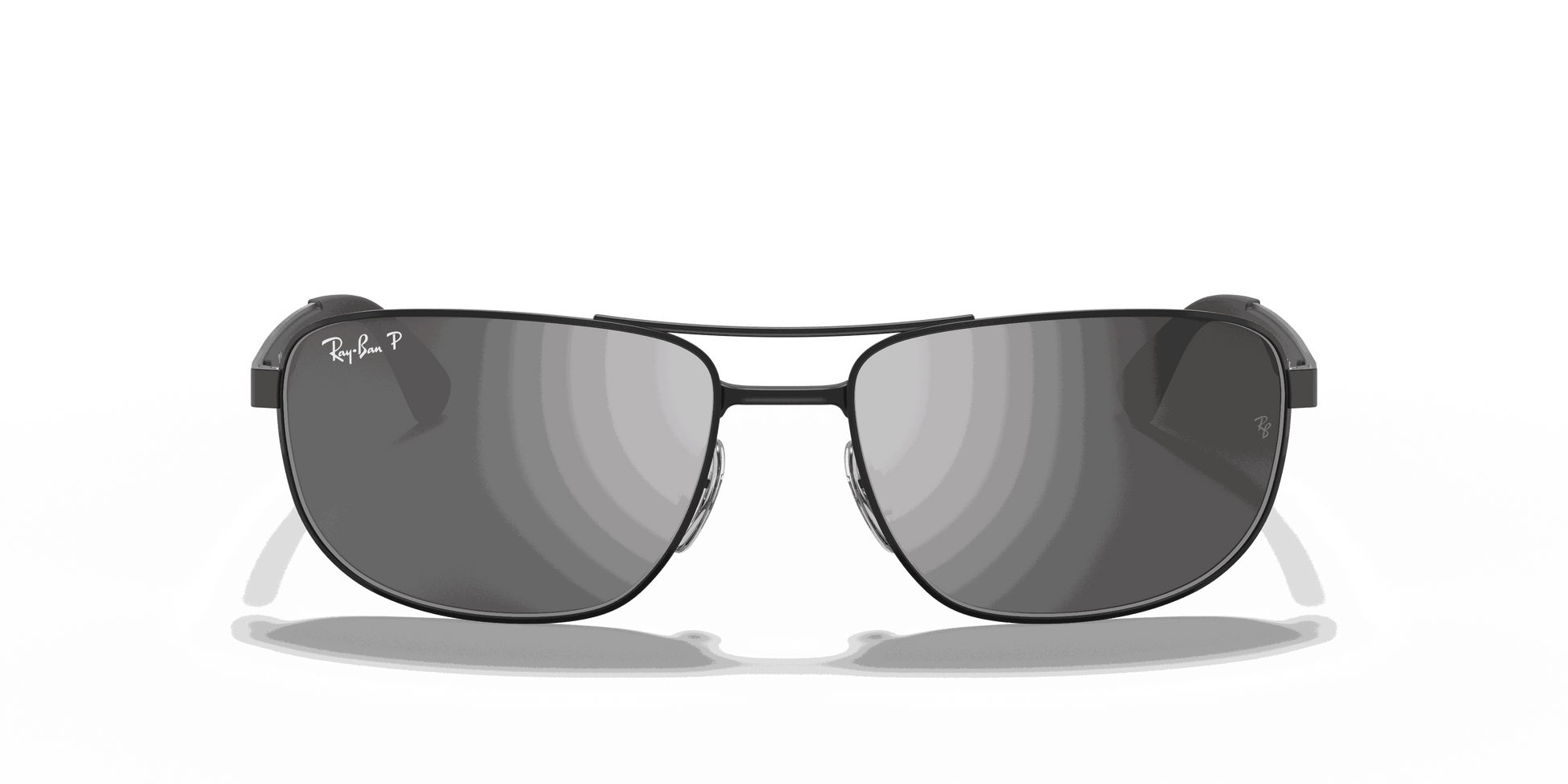 [Silver Lenses, Matte Black Frame]