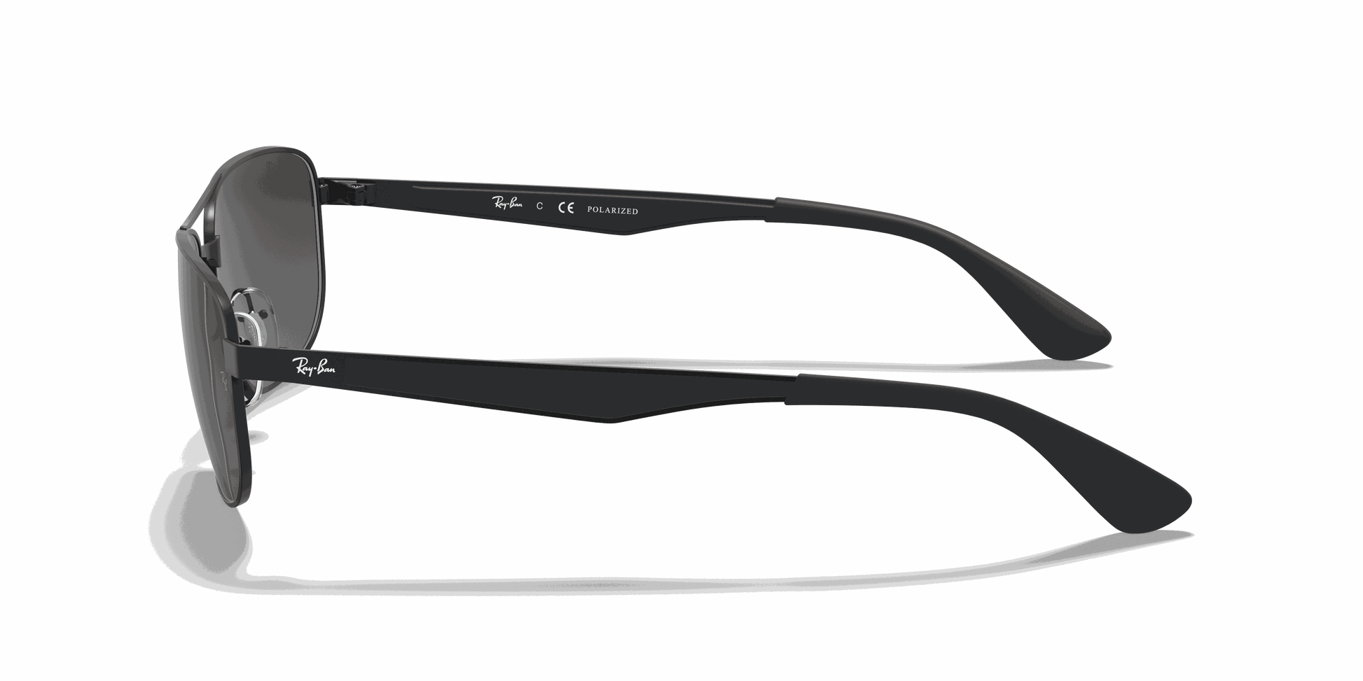 [Silver Lenses, Matte Black Frame]