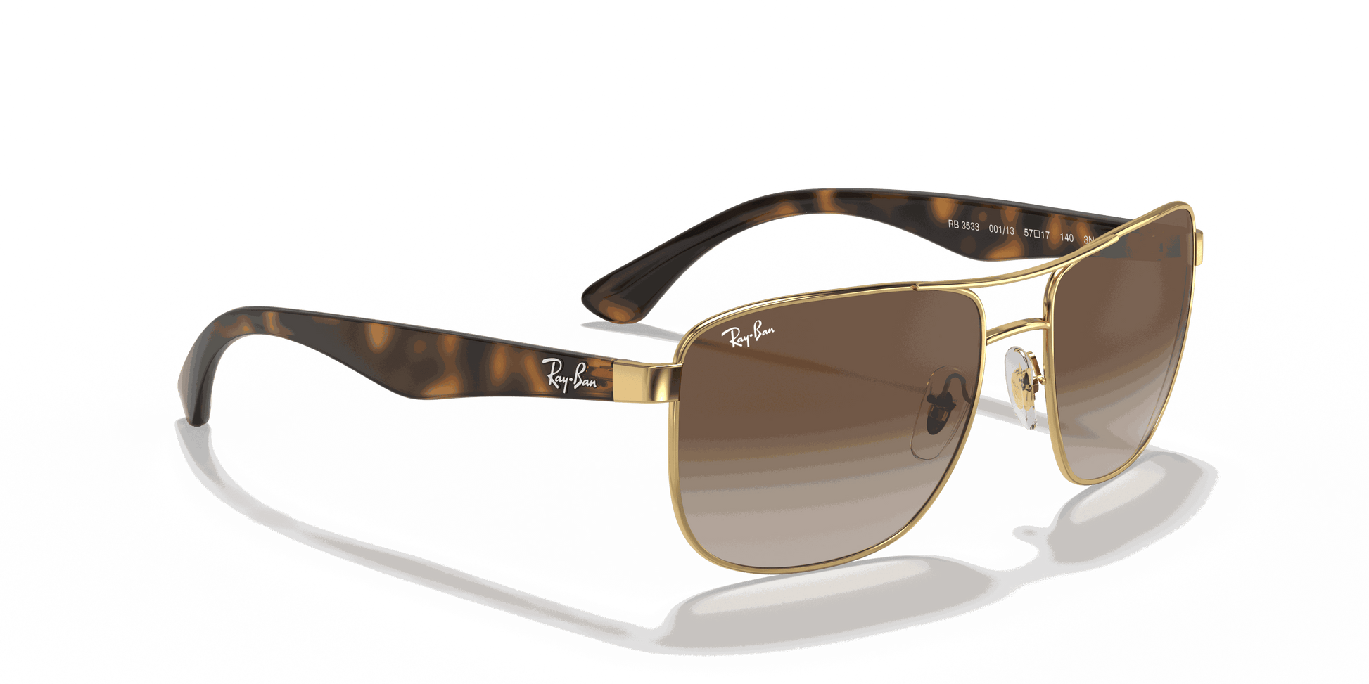 [Brown Gradient Dark Brown Lenses, Polished Arista Gold Frame]