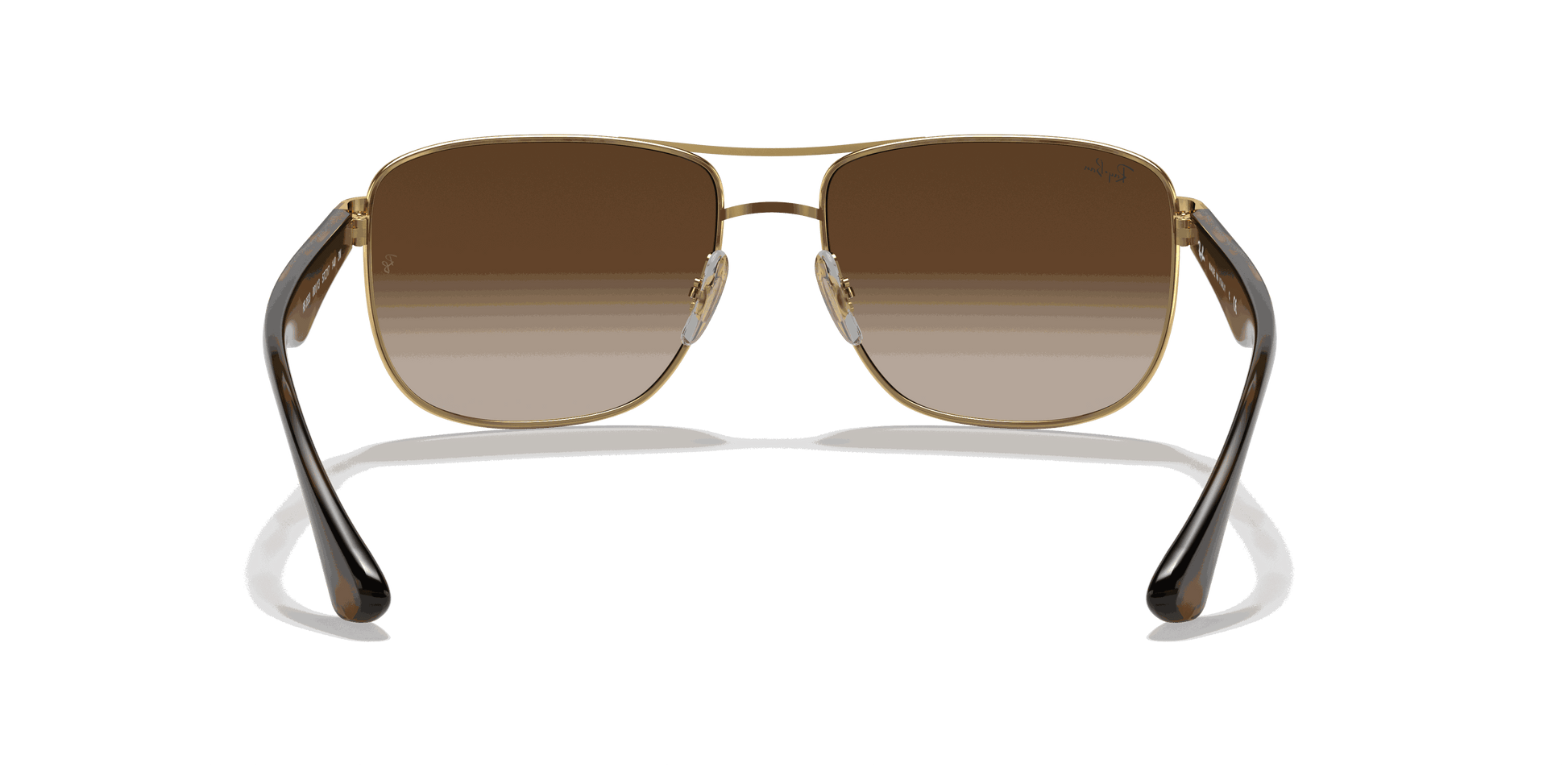 [Brown Gradient Dark Brown Lenses, Polished Arista Gold Frame]