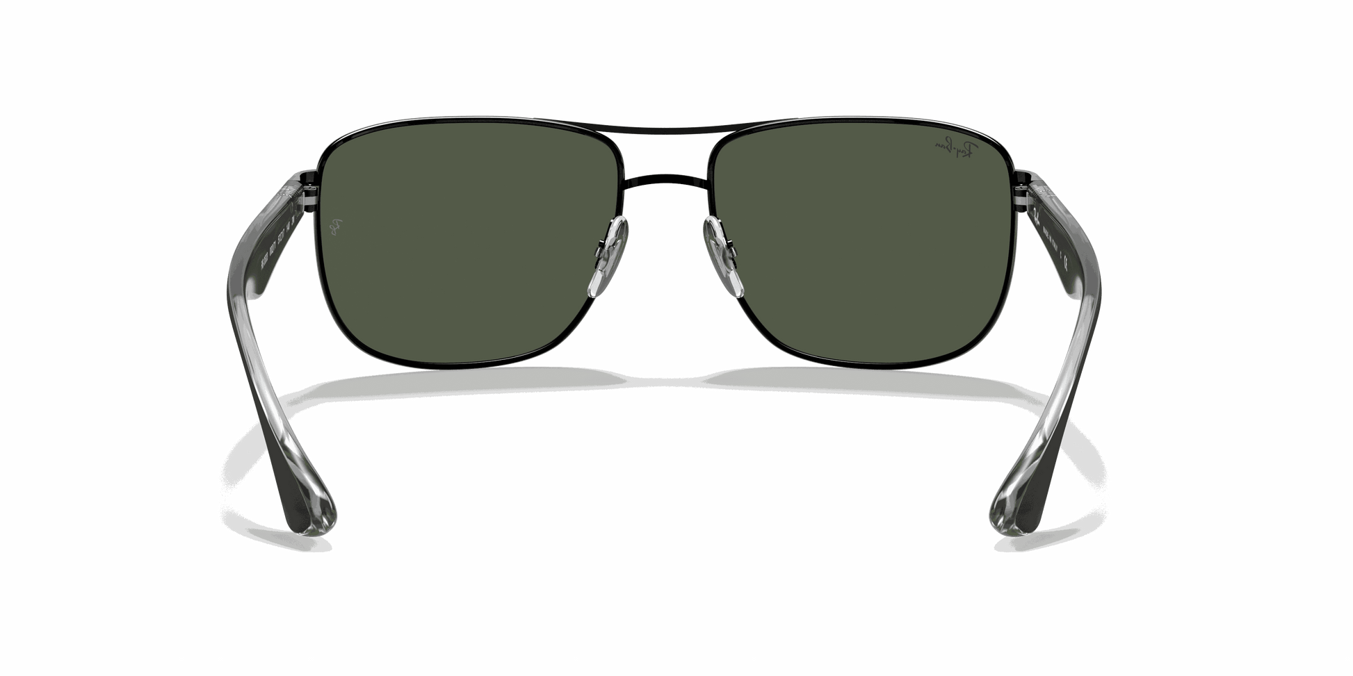 [Green Lenses, Polished Black Frame]