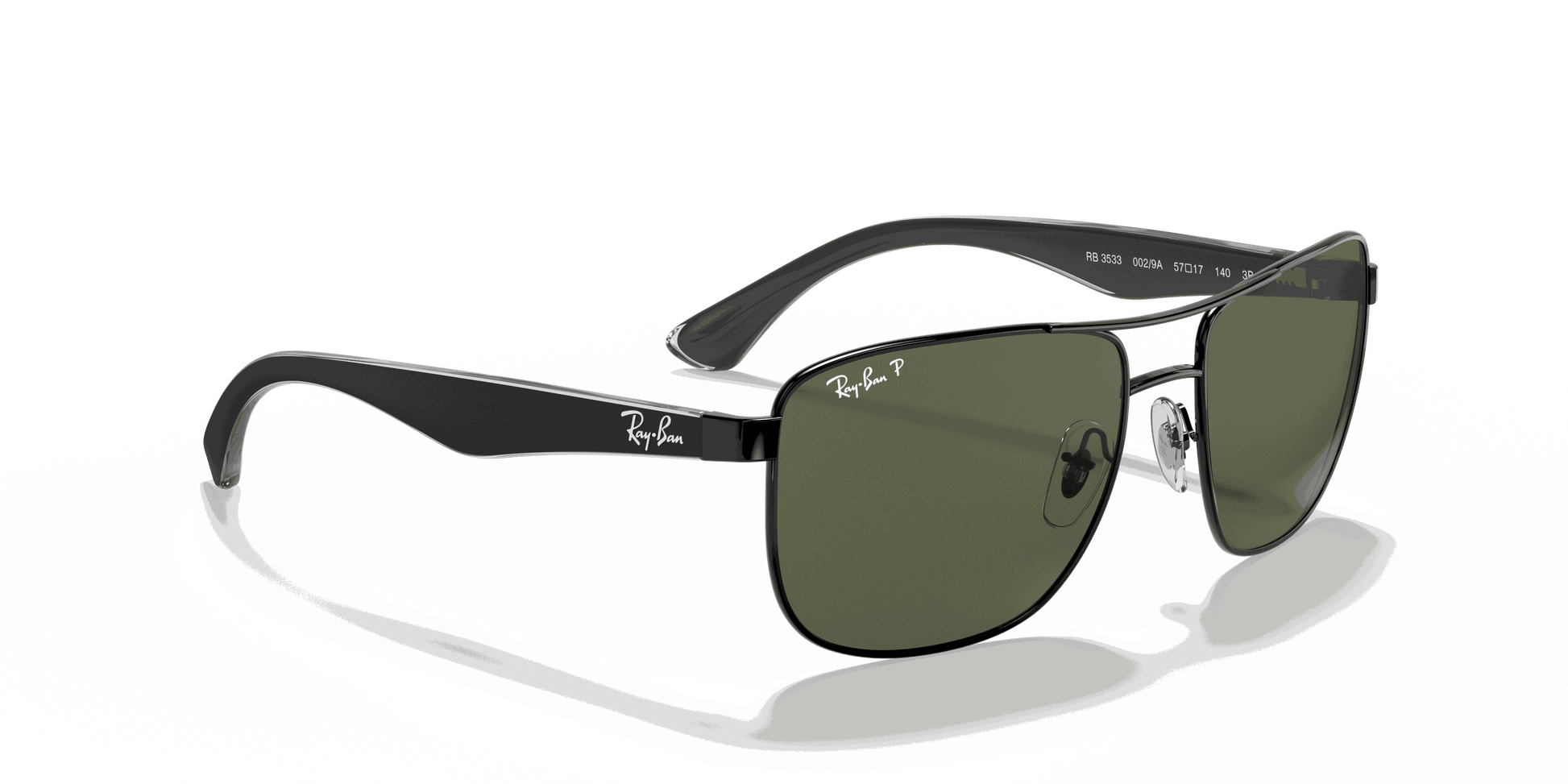 [G-15 Green Lenses, Polished Black Frame]