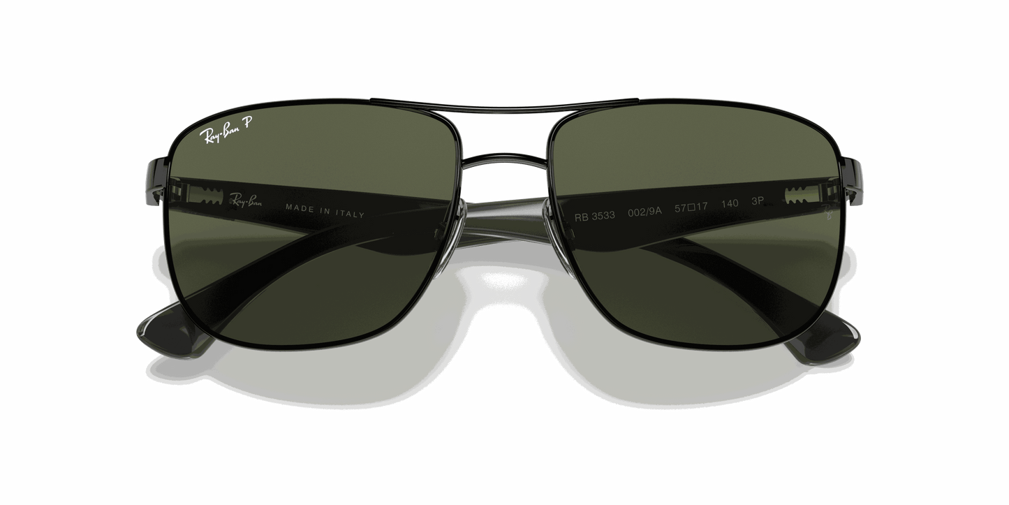 [G-15 Green Lenses, Polished Black Frame]