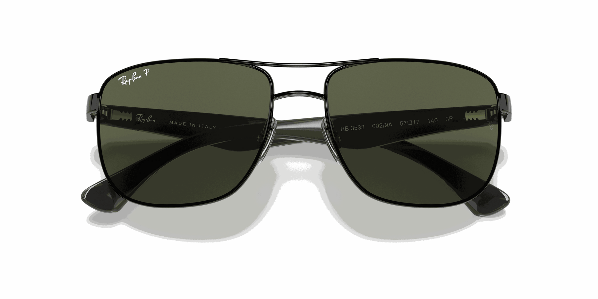[G-15 Green Lenses, Polished Black Frame]