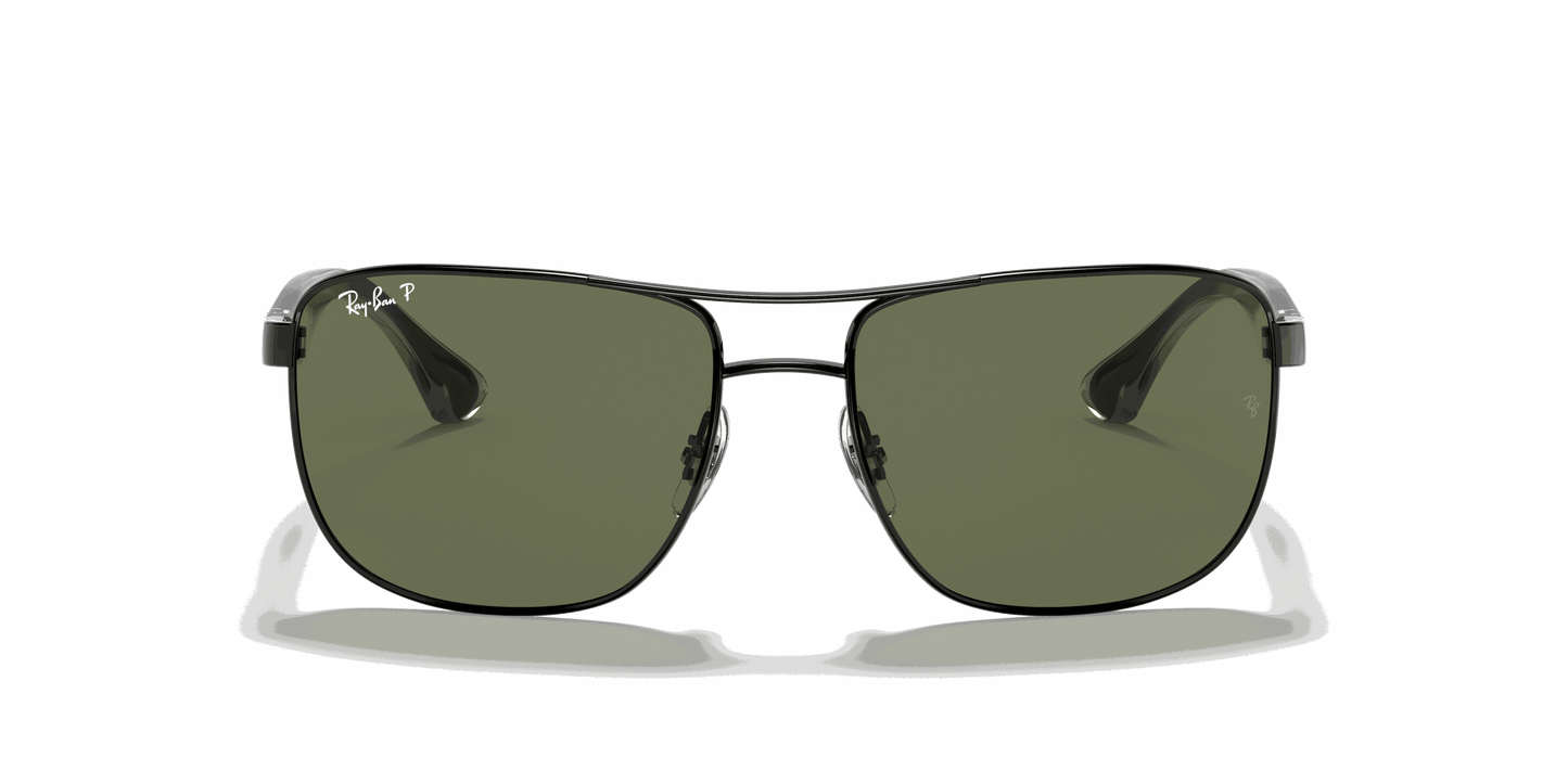 [G-15 Green Lenses, Polished Black Frame]