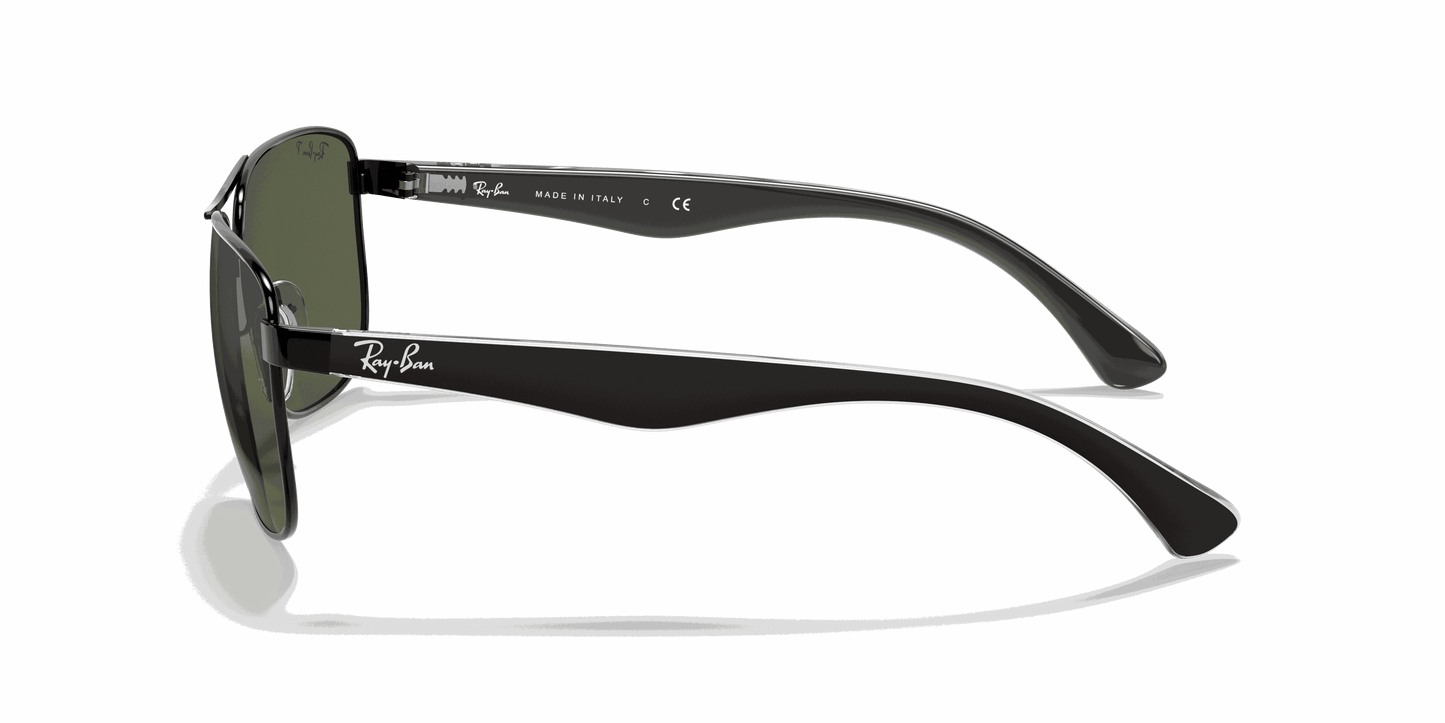 [G-15 Green Lenses, Polished Black Frame]