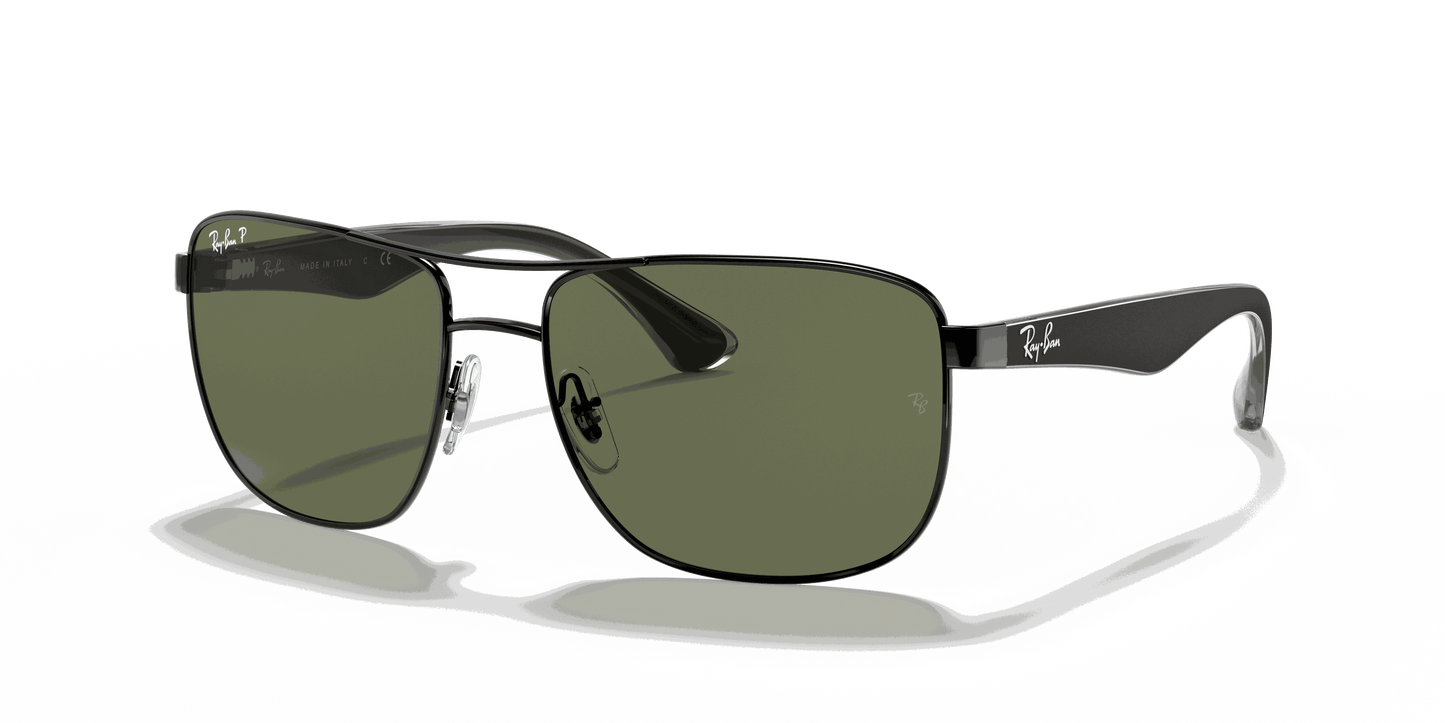 [G-15 Green Lenses, Polished Black Frame]
