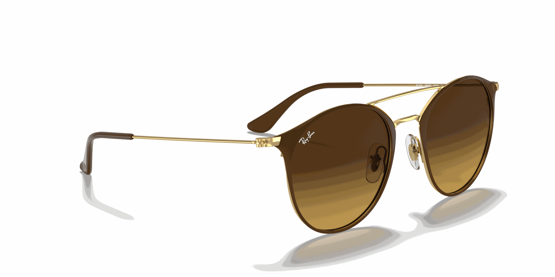 [Brown Gradient Lenses, Polished Brown Frame]