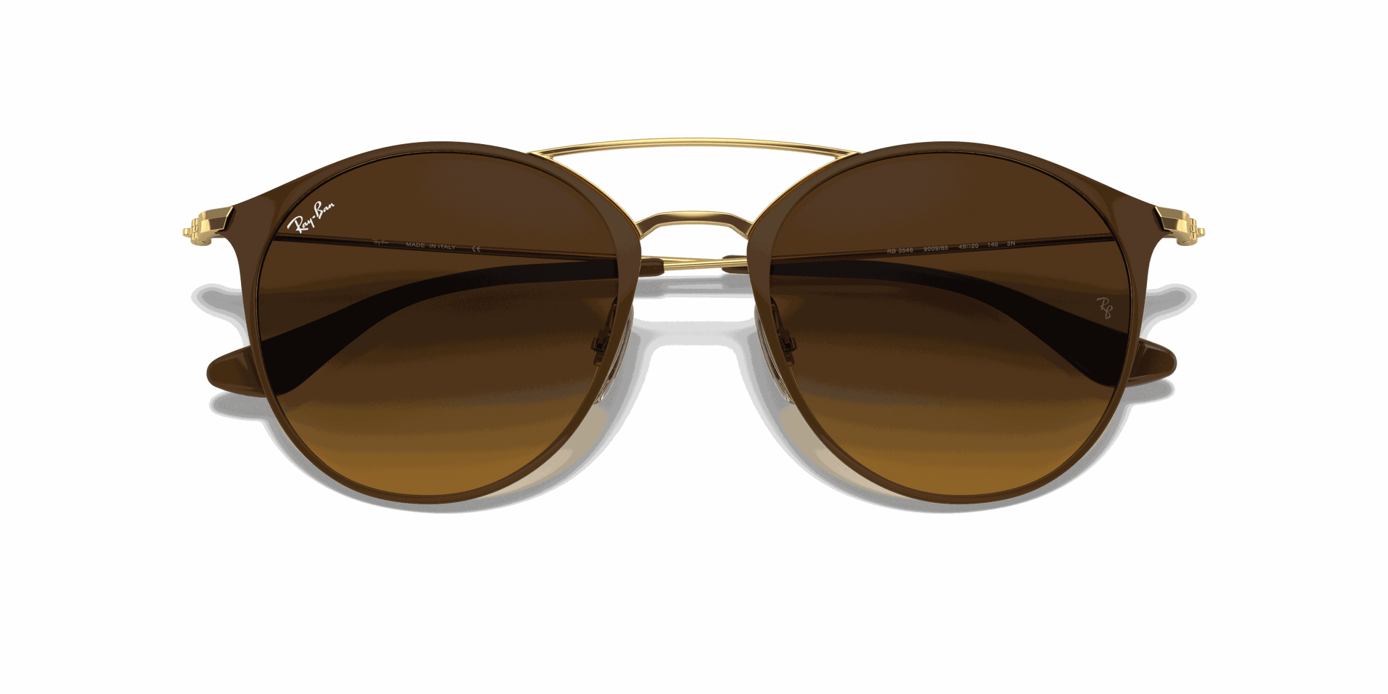 [Brown Gradient Lenses, Polished Brown Frame]