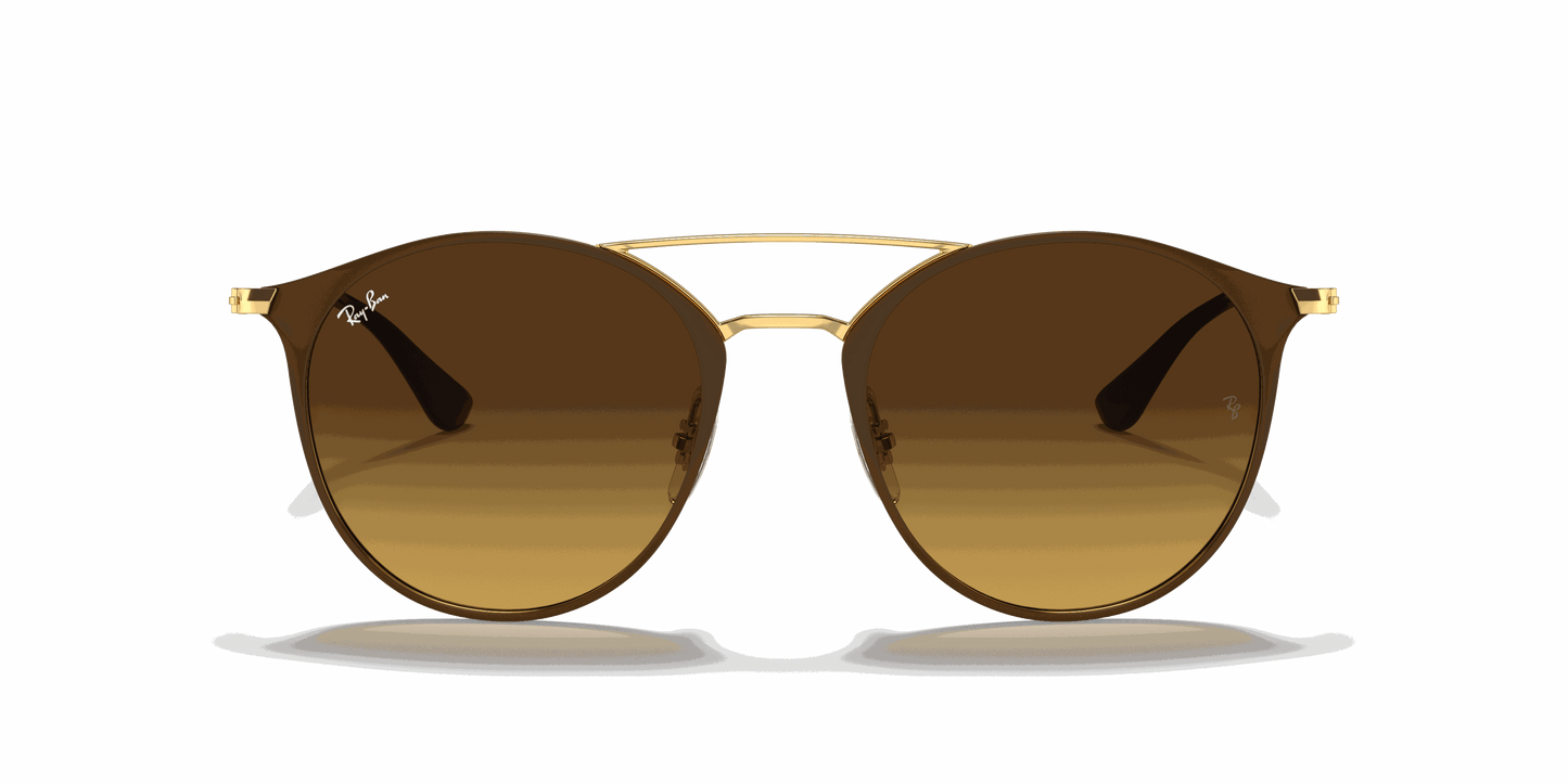 [Brown Gradient Lenses, Polished Brown Frame]
