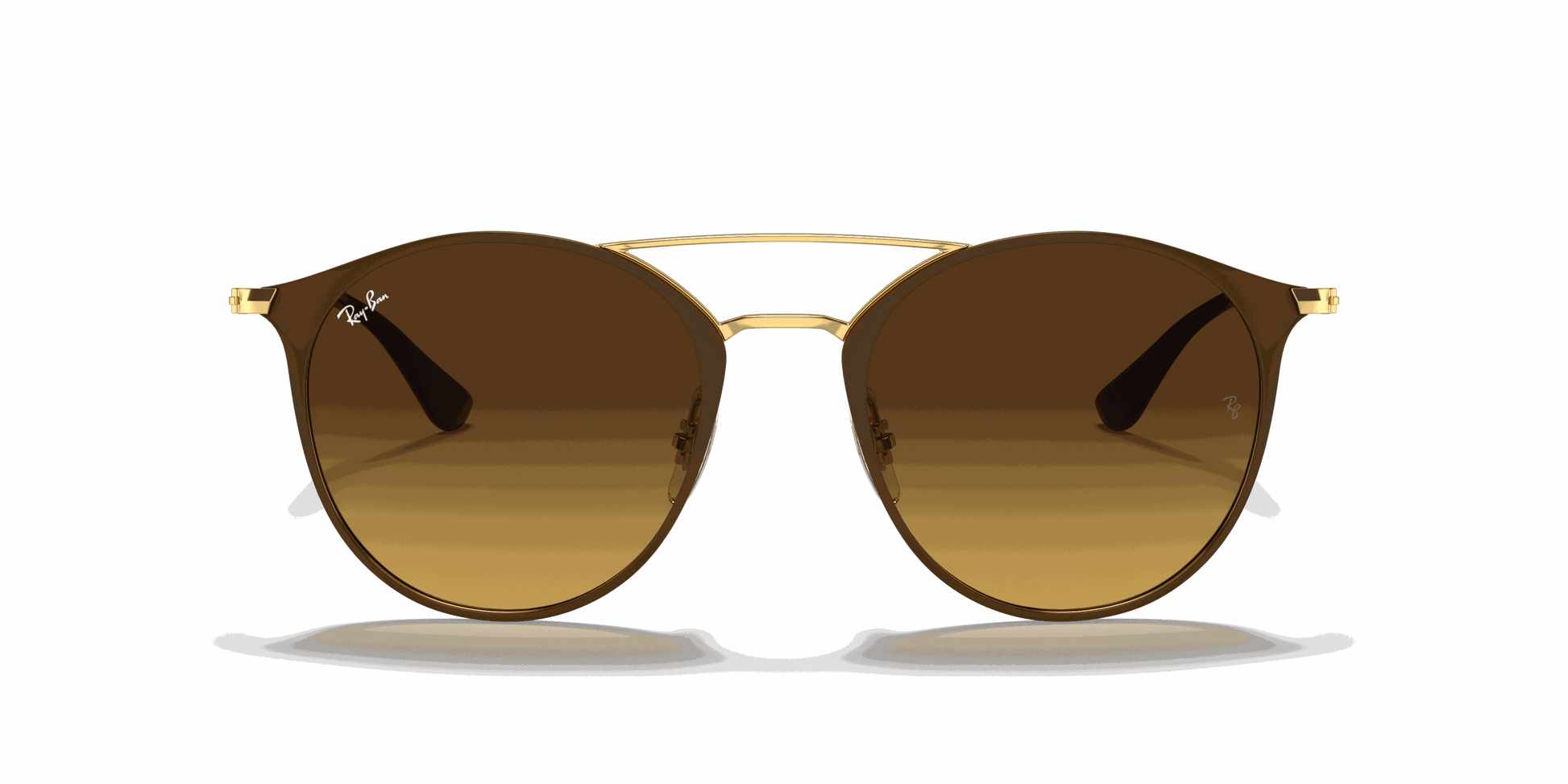 [Brown Gradient Lenses, Polished Brown Frame]