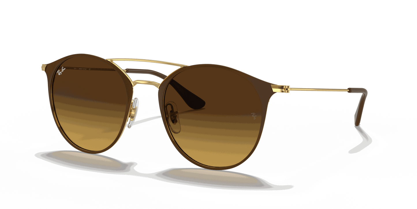 [Brown Gradient Lenses, Polished Brown Frame]