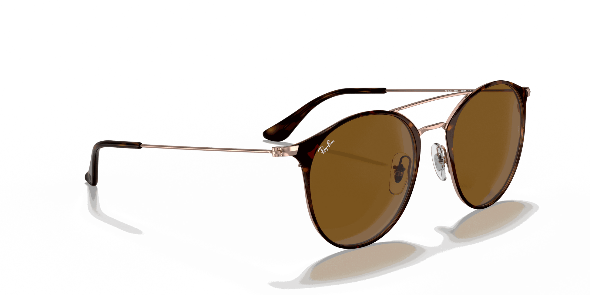 [B-15 Brown Lenses, Polished Havana Frame]