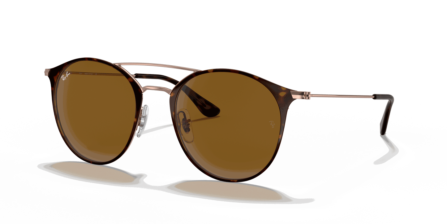 [B-15 Brown Lenses, Polished Havana Frame]