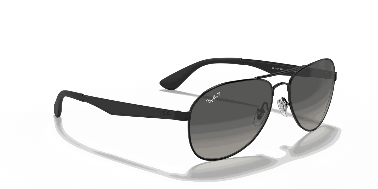 [Grey Lenses, Polished Black Frame]