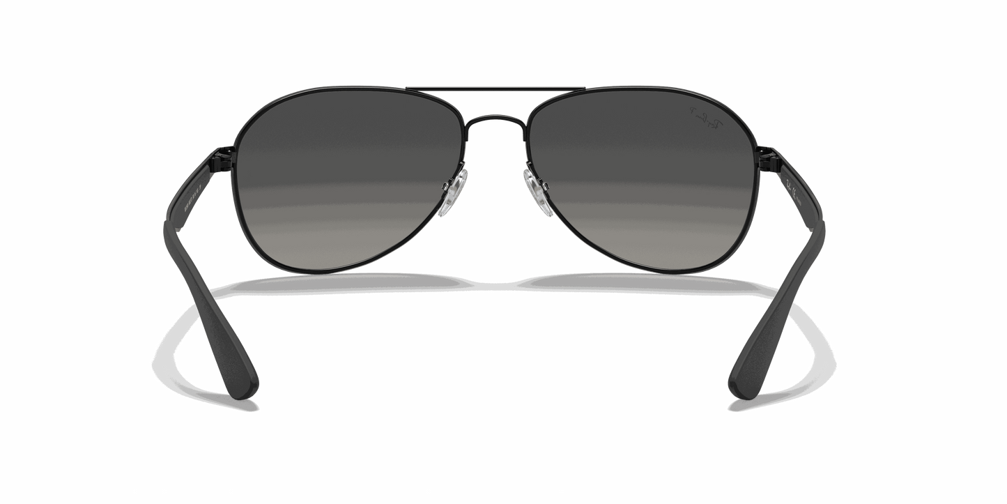 [Grey Lenses, Polished Black Frame]