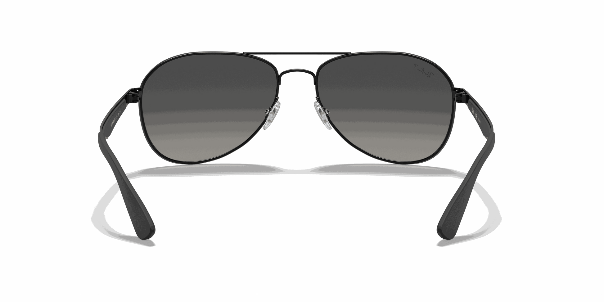 [Grey Lenses, Polished Black Frame]