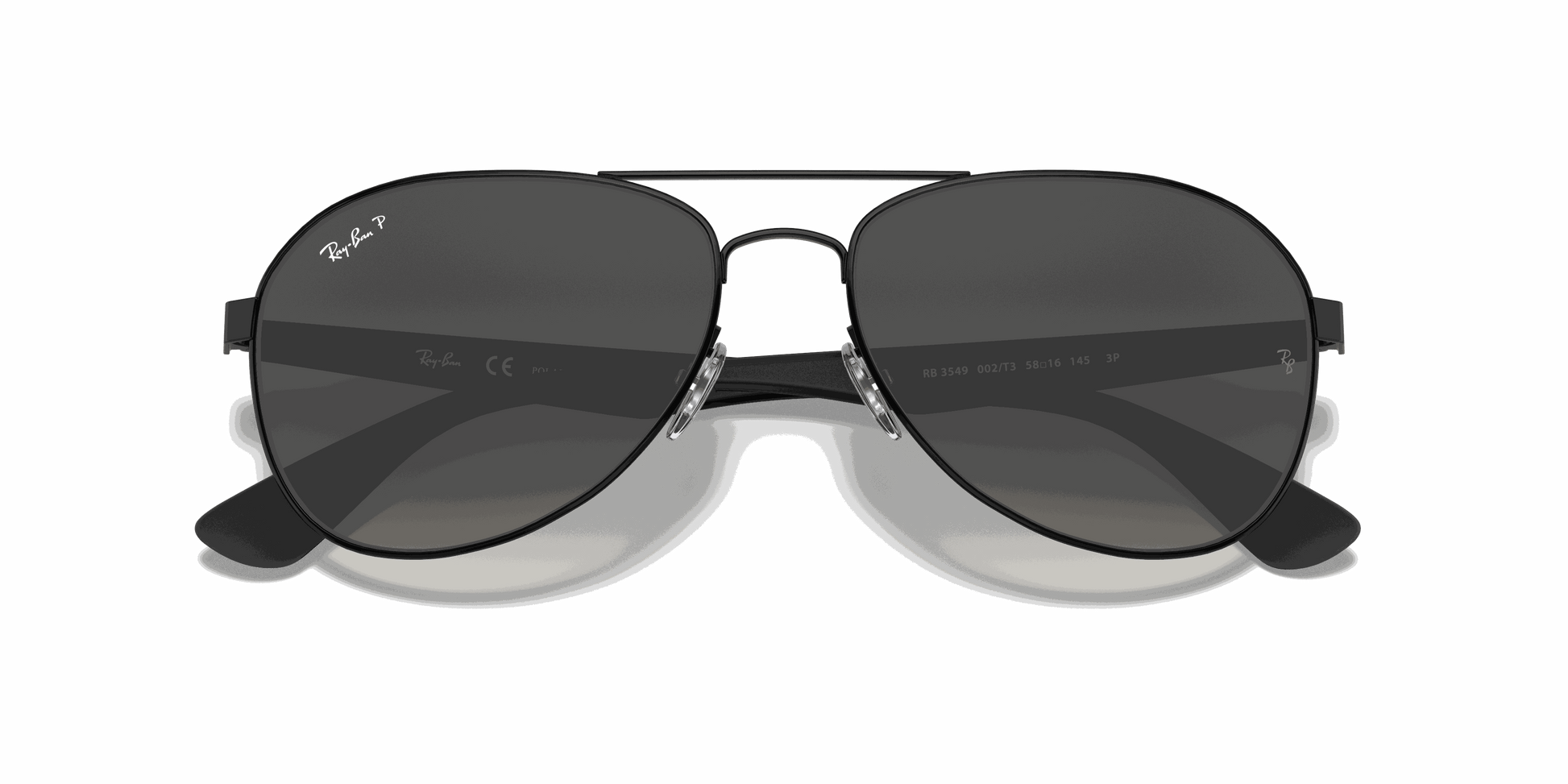 [Grey Lenses, Polished Black Frame]