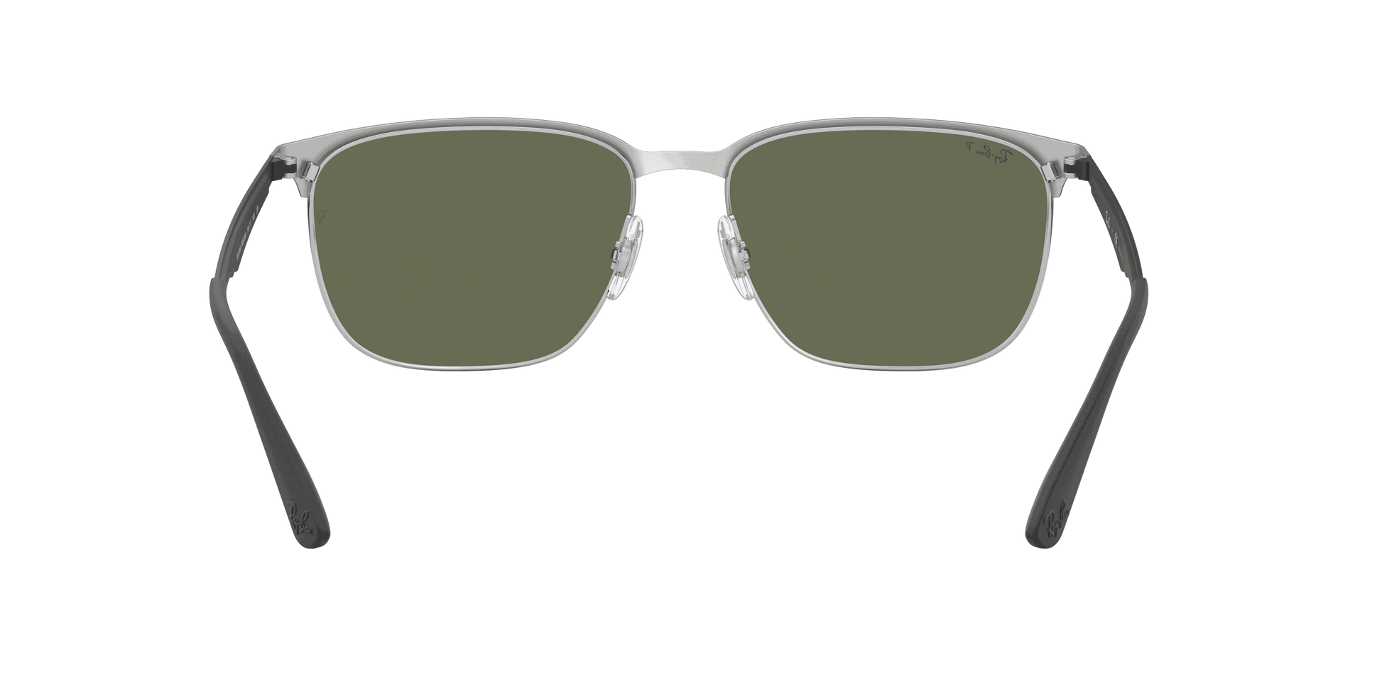 [G-15 Green Lenses, Polished Black On Silver Frame]