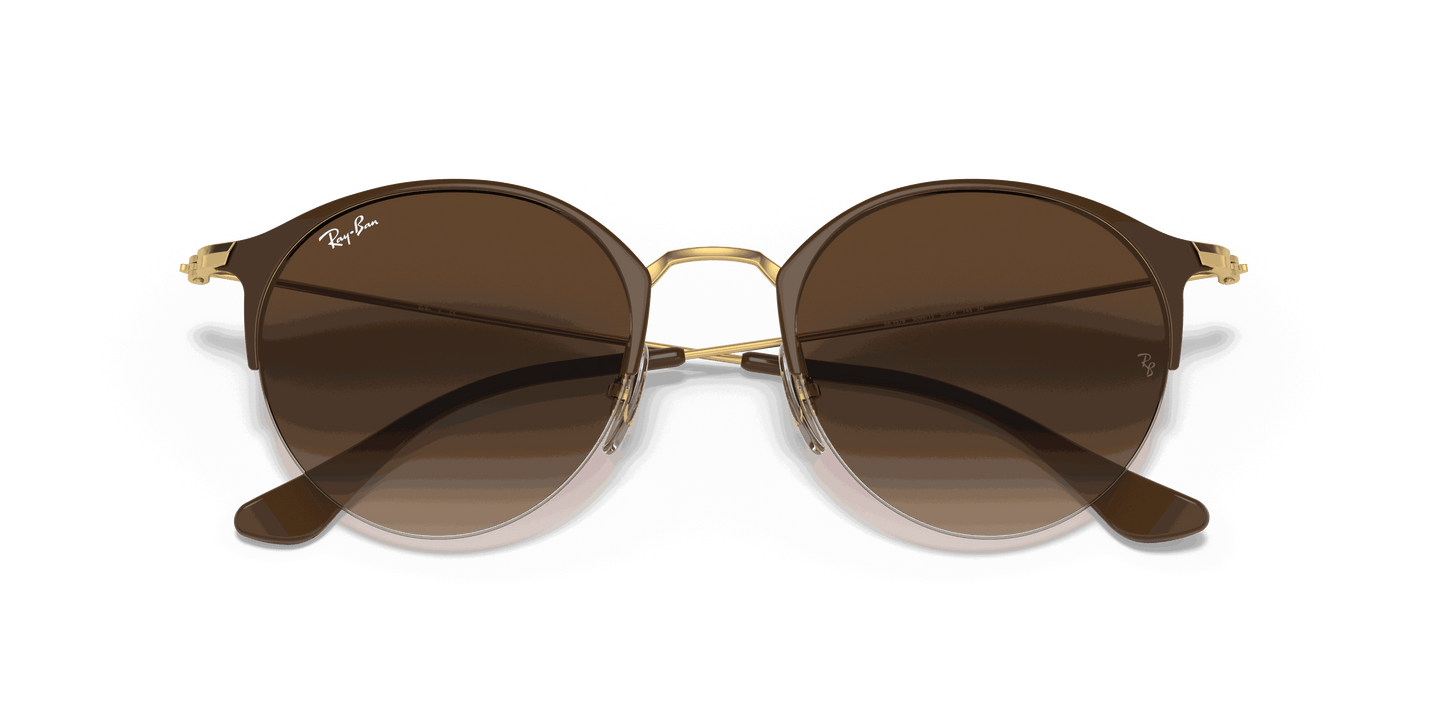 [Brown Gradient Lenses, Polished Brown Frame]