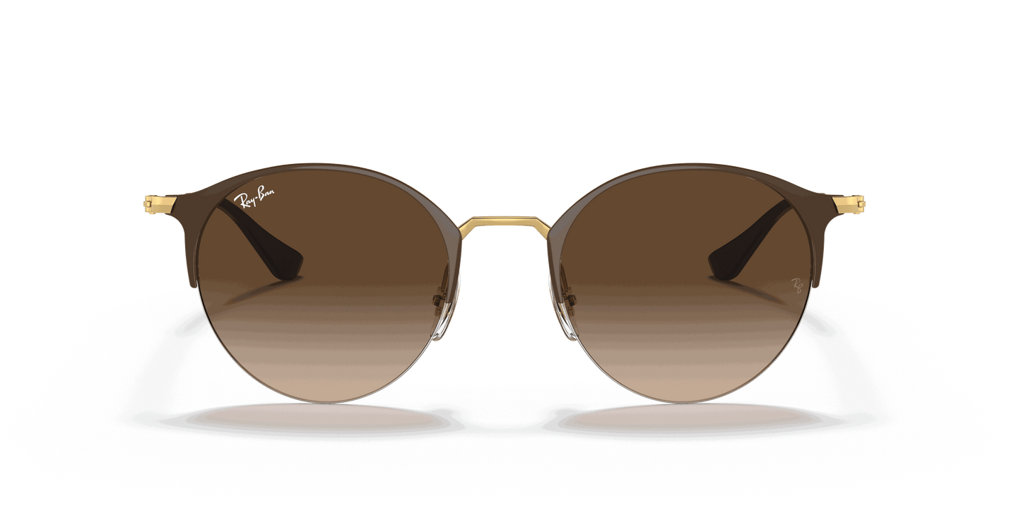 [Brown Gradient Lenses, Polished Brown Frame]