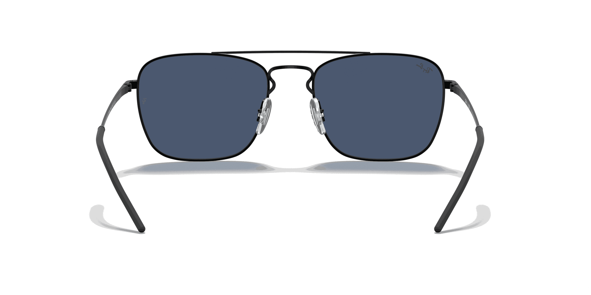 [Dark Blue Lenses, Matte Rubber Black Frame]