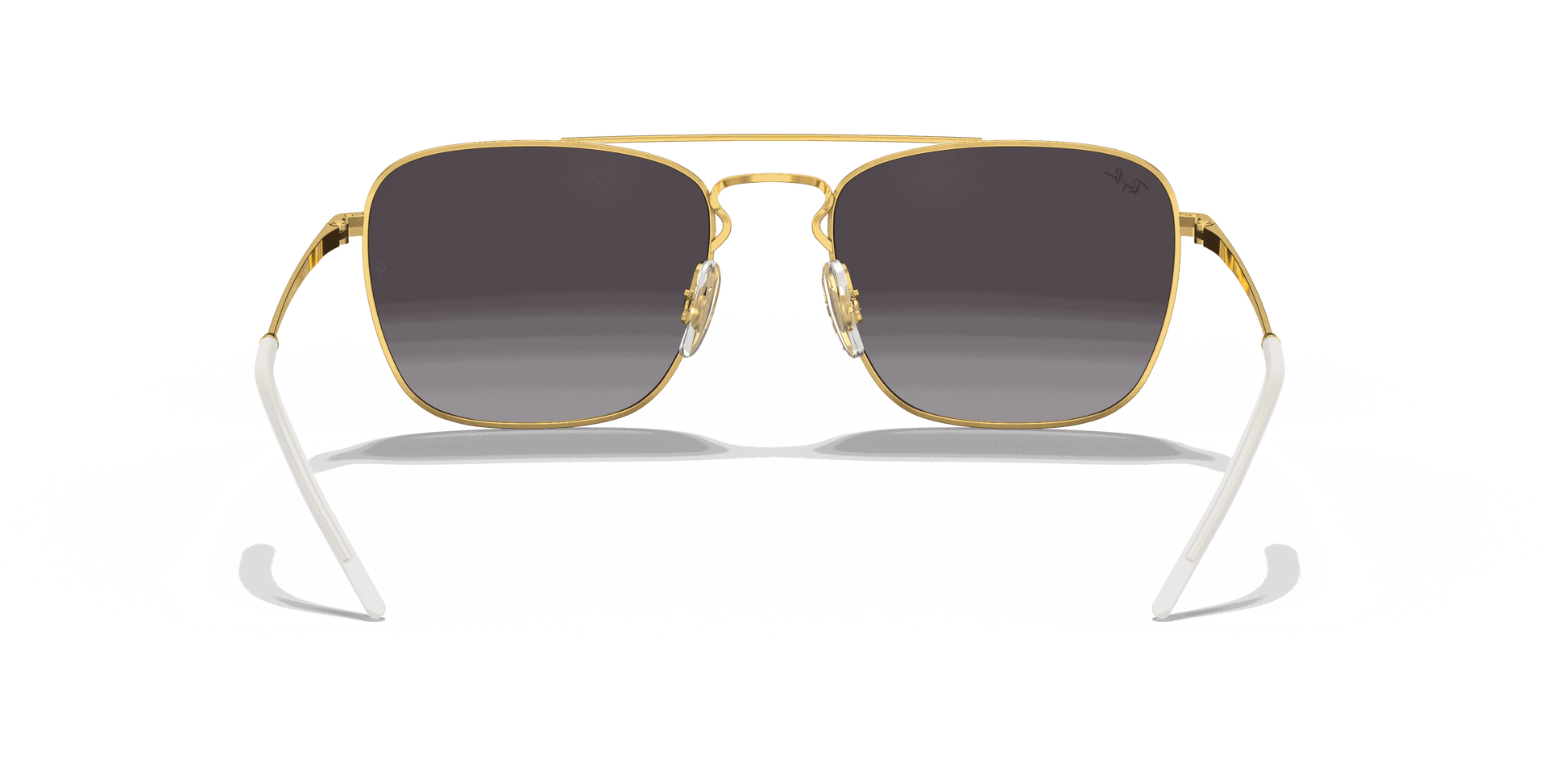[Grey Lenses, Polished Black On Gold Frame]