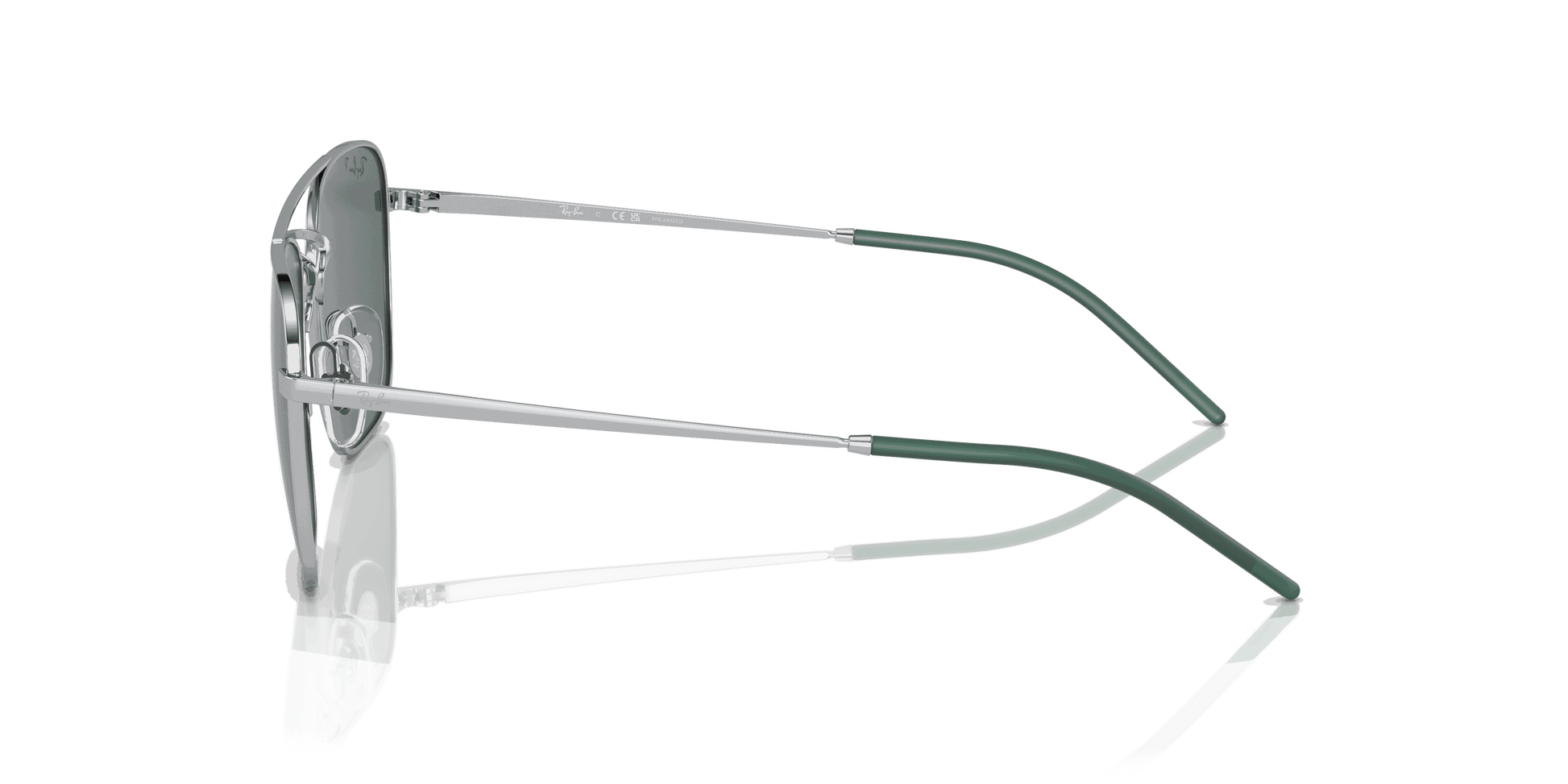[Grey Lenses, Polished Silver Frame]