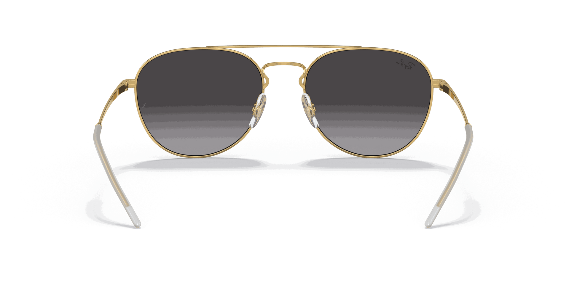 [Grey Lenses, Polished Black On Gold Frame]