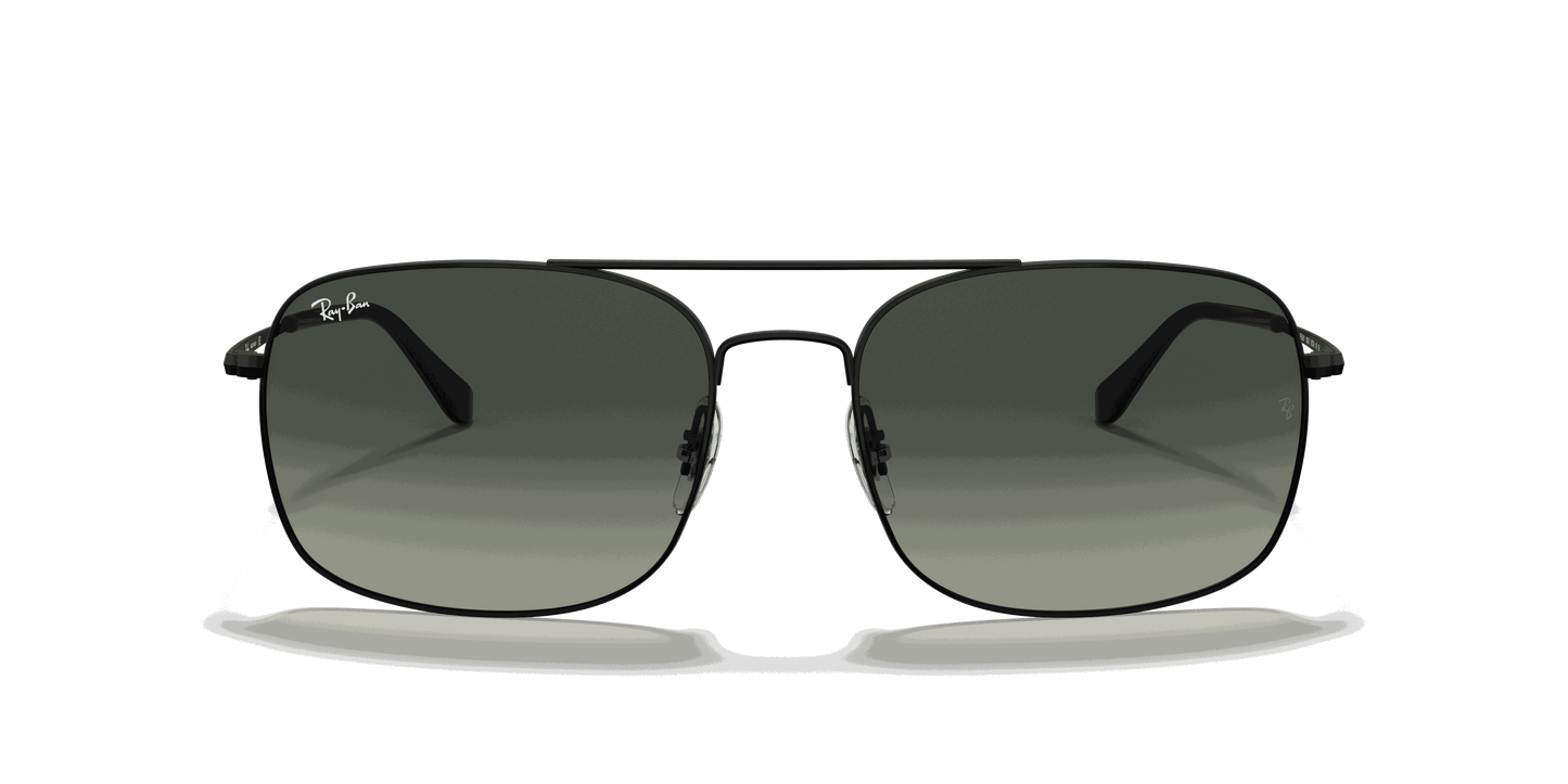 [Grey Gradient Lenses, Matte Black Frame]