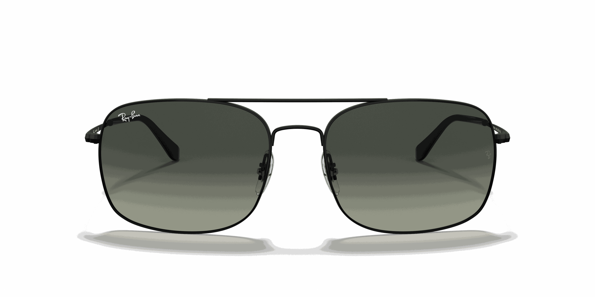 [Grey Gradient Lenses, Matte Black Frame]