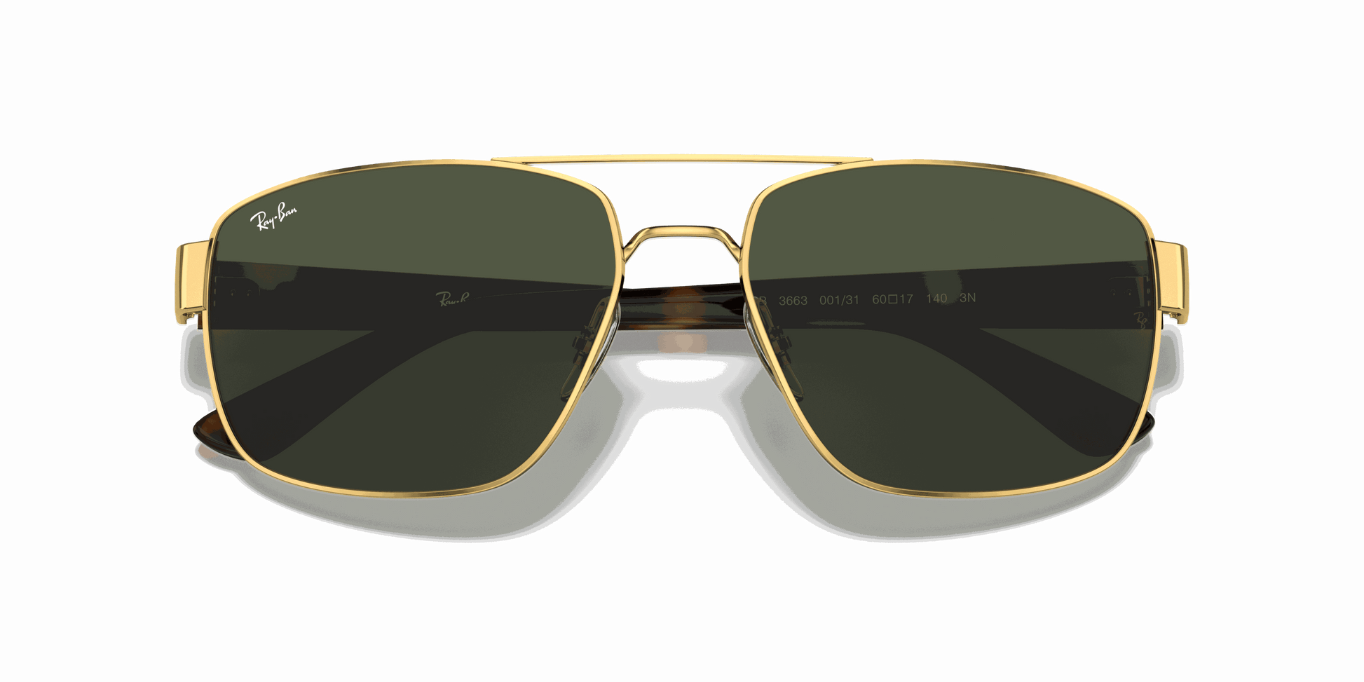 [G-15 Green Lenses, Polished Arista Gold Frame]