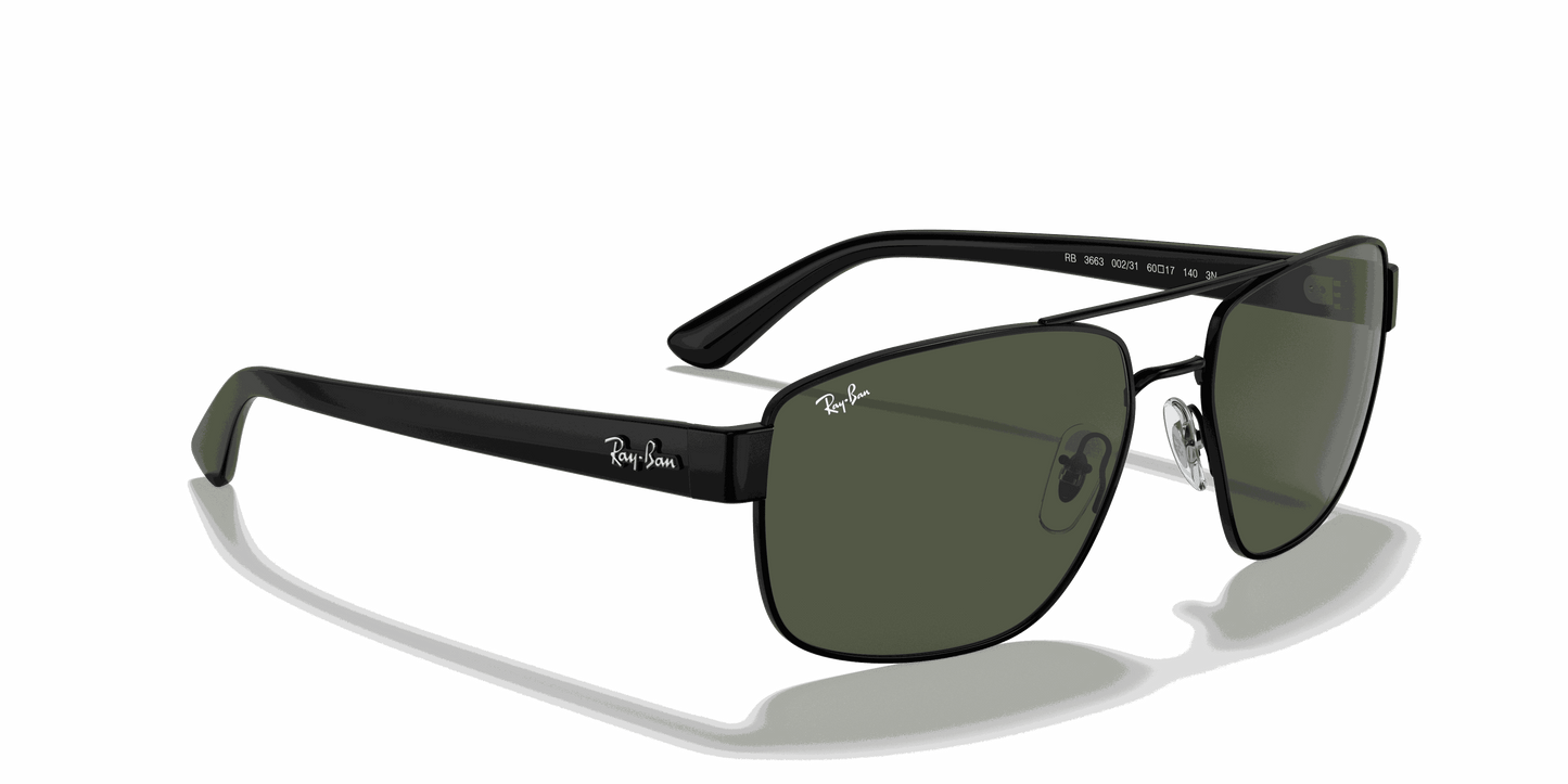 [G-15 Green Lenses, Polished Black Frame]