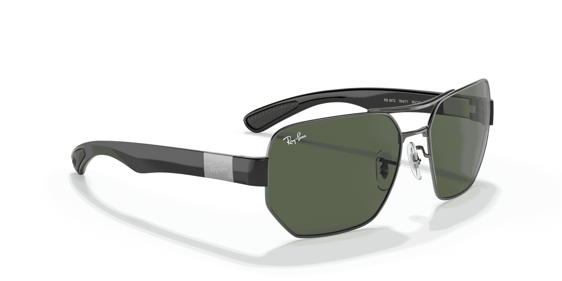 [Green Classic Lenses, Polished Gunmetal Frame]
