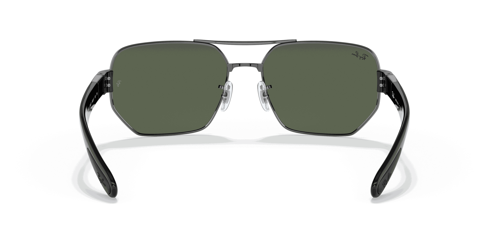 [Green Classic Lenses, Polished Gunmetal Frame]