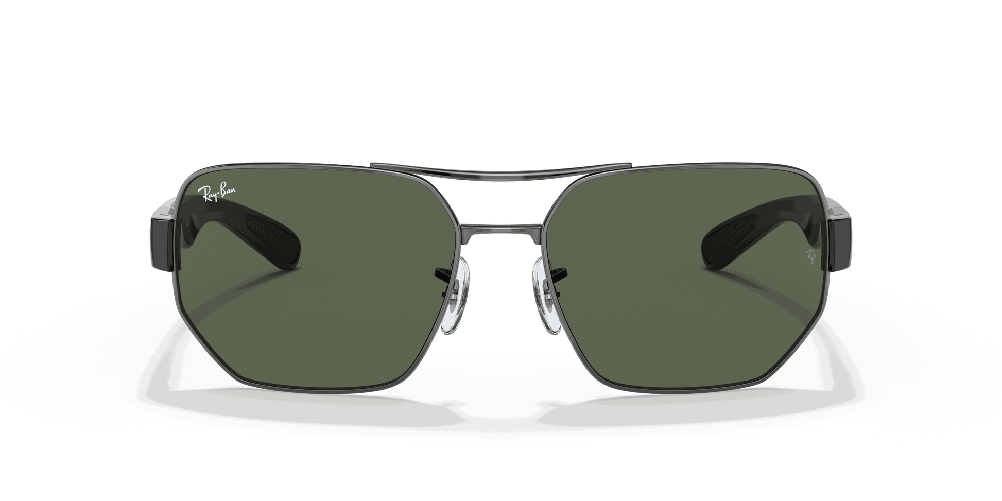 [Green Classic Lenses, Polished Gunmetal Frame]