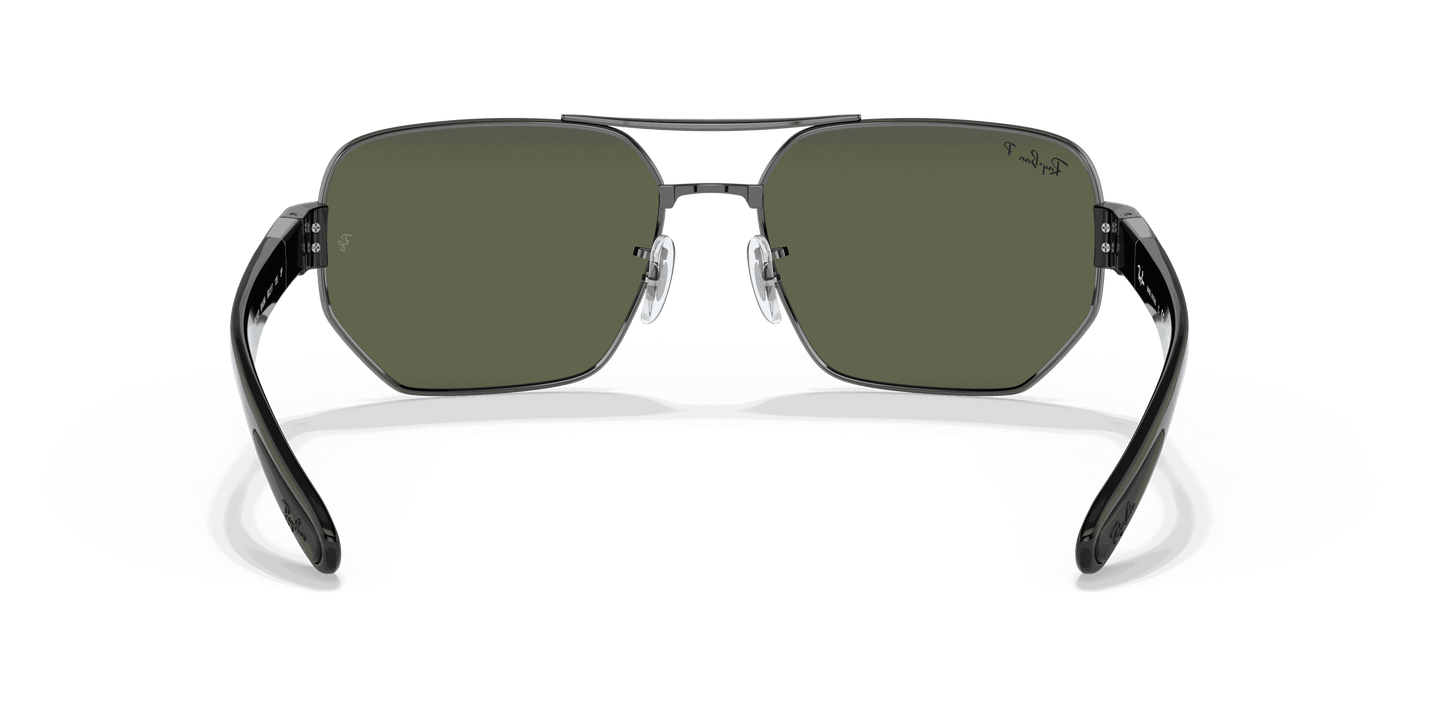 [G-15 Green Lenses, Polished Gunmetal Frame]