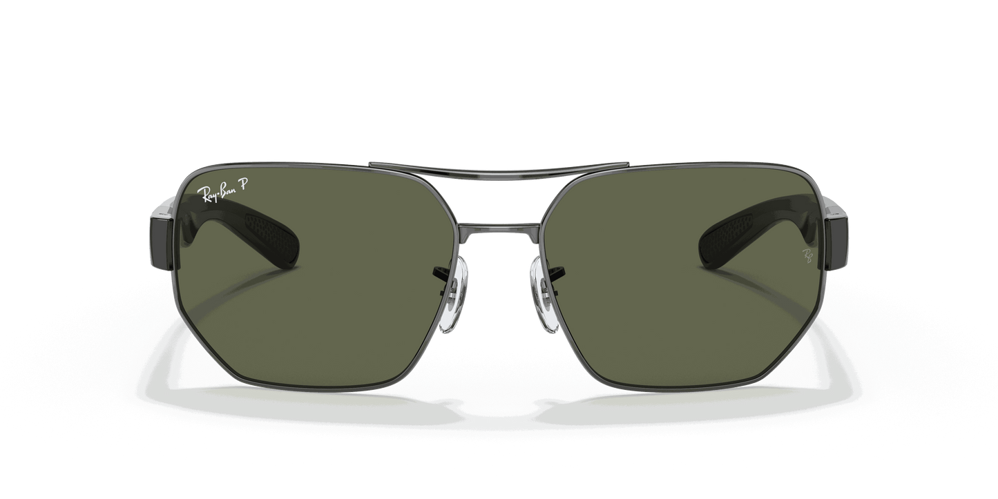 [G-15 Green Lenses, Polished Gunmetal Frame]