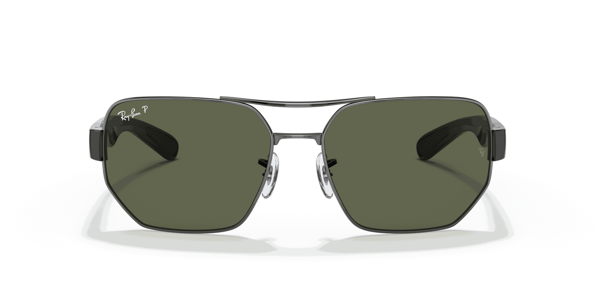 [G-15 Green Lenses, Polished Gunmetal Frame]