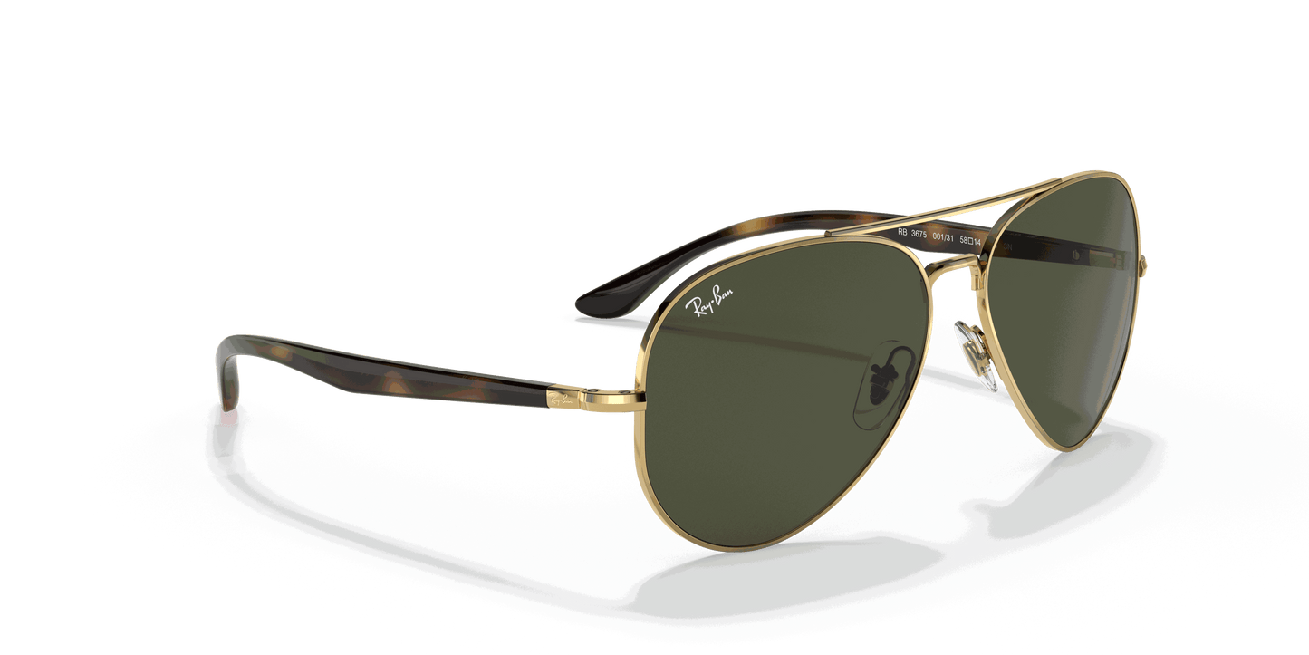 [G-15 Green Lenses, Polished Arista Gold Frame]