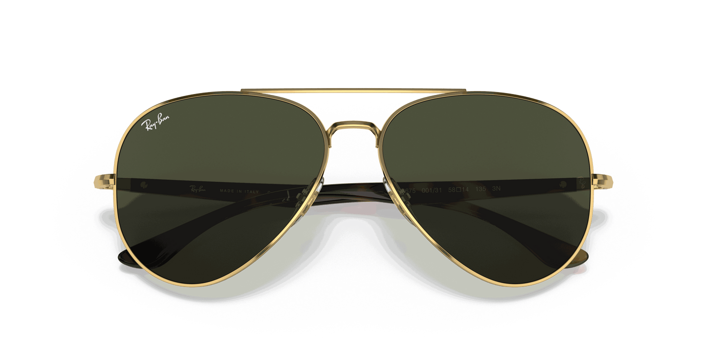 [G-15 Green Lenses, Polished Arista Gold Frame]