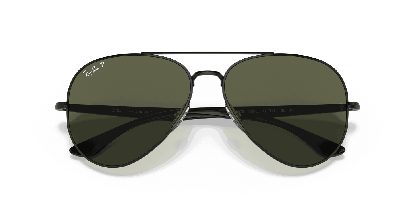 [G-15 Green Lenses, Polished Black Frame]