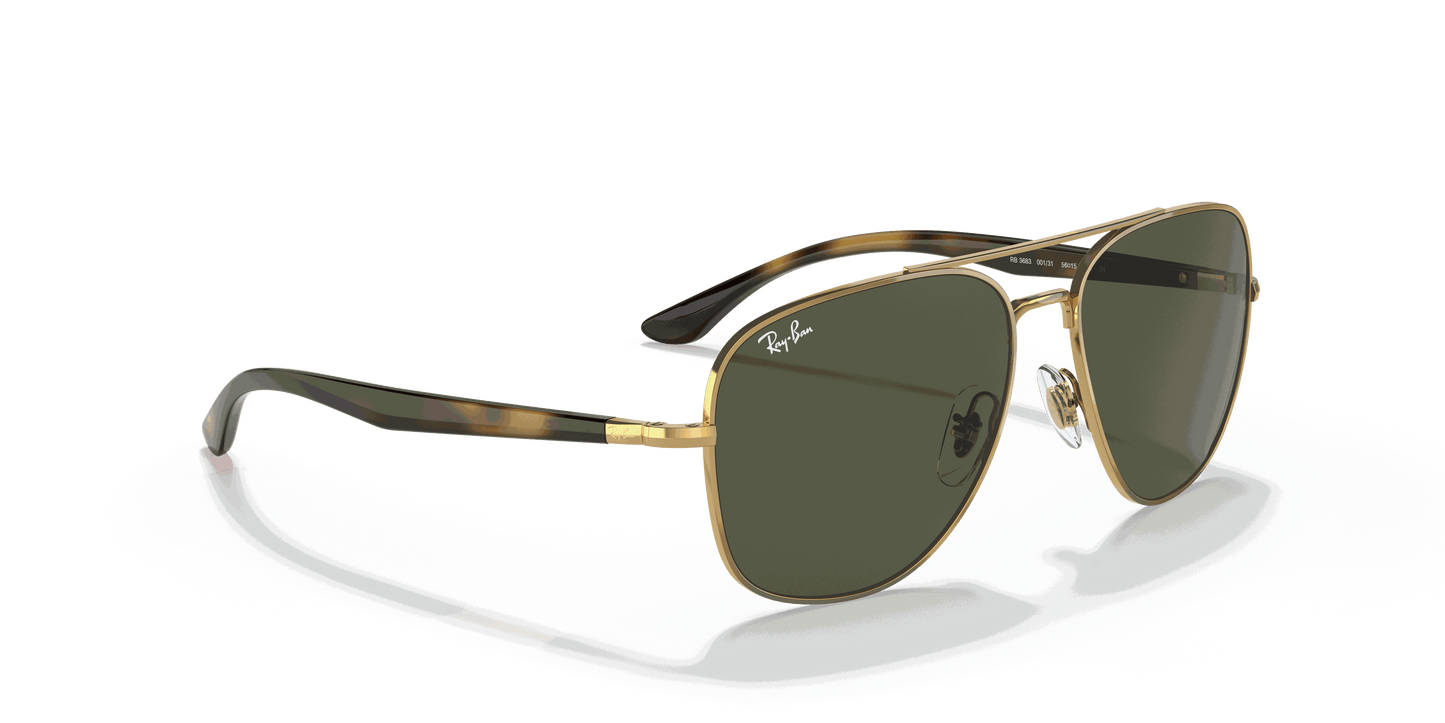 [G-15 Green Lenses, Polished Arista Gold Frame]