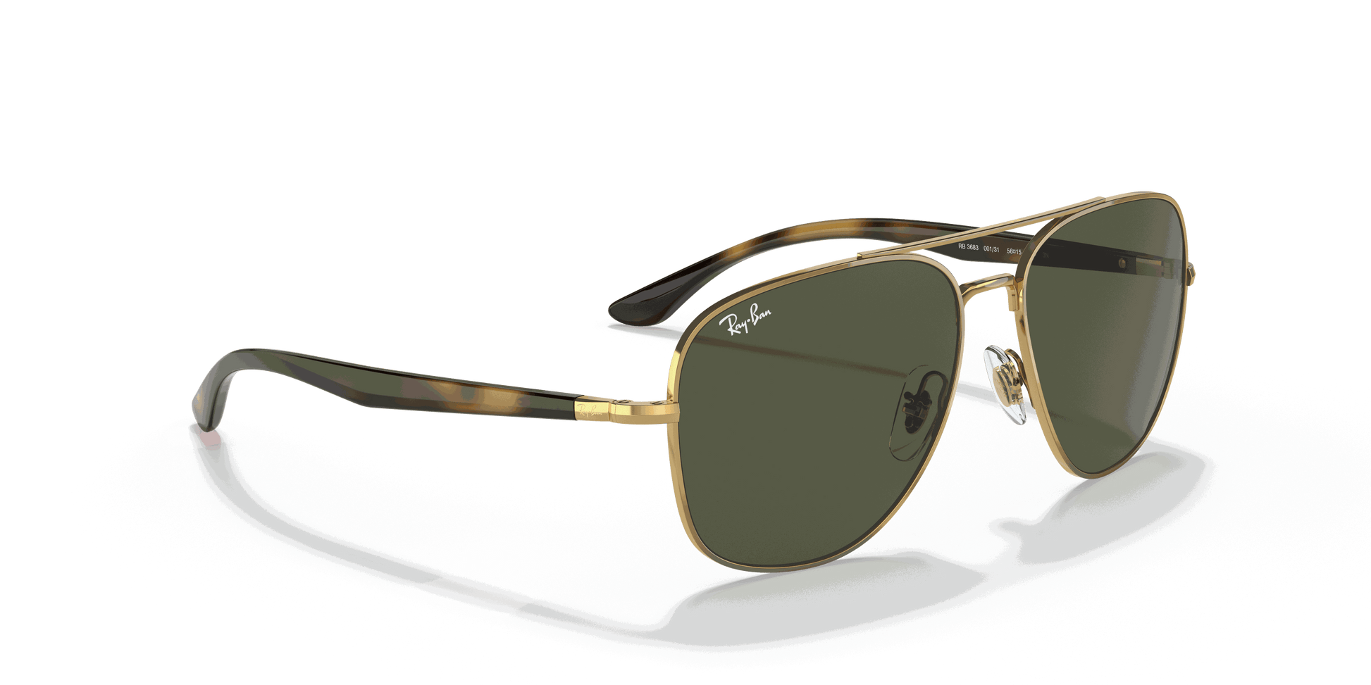 [G-15 Green Lenses, Polished Arista Gold Frame]