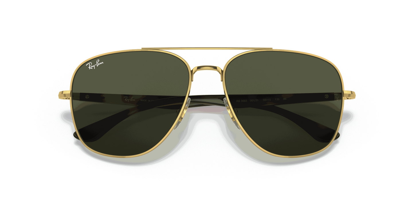 [G-15 Green Lenses, Polished Arista Gold Frame]