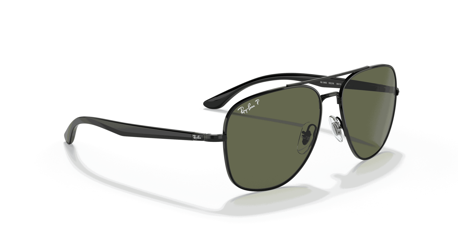 [G-15 Green Lenses, Polished Black Frame]