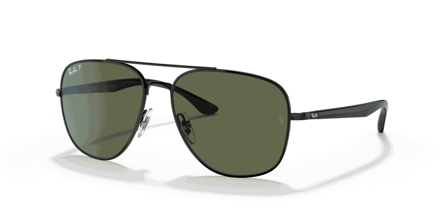 [G-15 Green Lenses, Polished Black Frame]