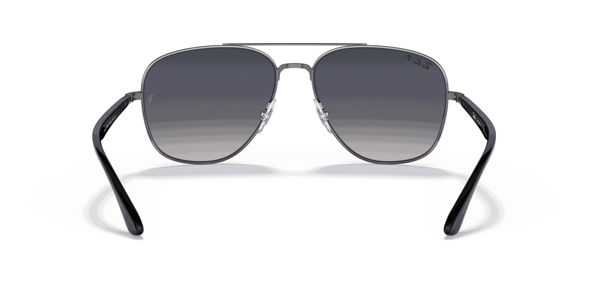 [Blue/Grey Lenses, Polished Gunmetal Frame]